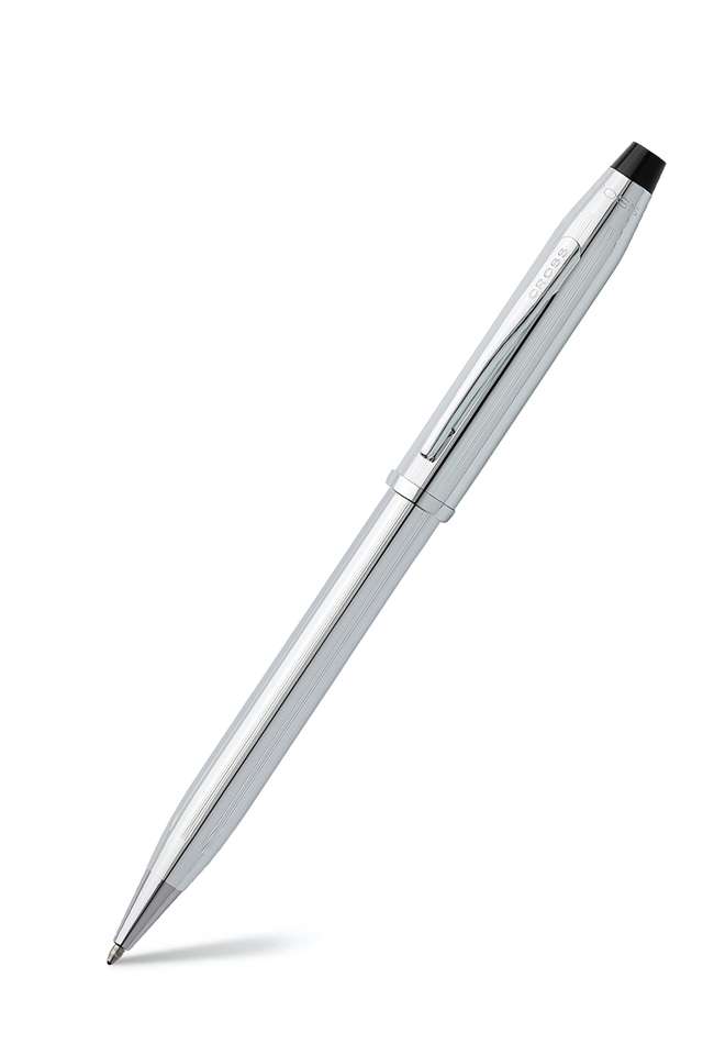 Century-Chrome-Ball-Pen-with-Classic-Black-Journal