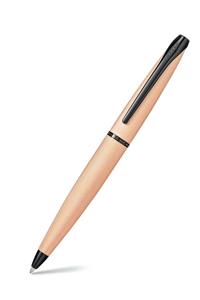 ATX-Brushed-Rose-Gold-PVD-Ballpoint-Pen