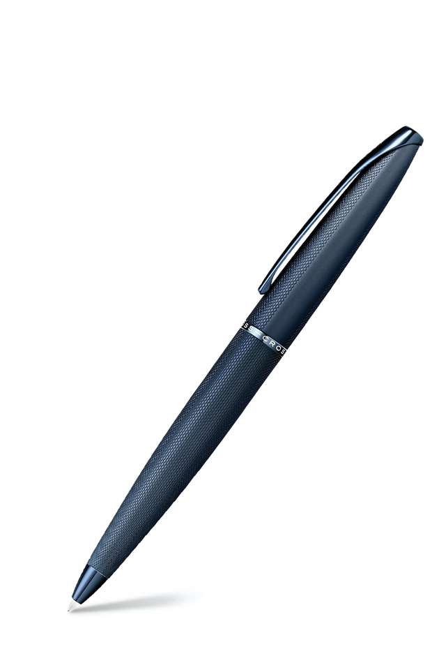 ATX-Dark-Blue-PVD-Ballpoint-Pen-With-Polished-Dark-Blue-PVD-Appointments