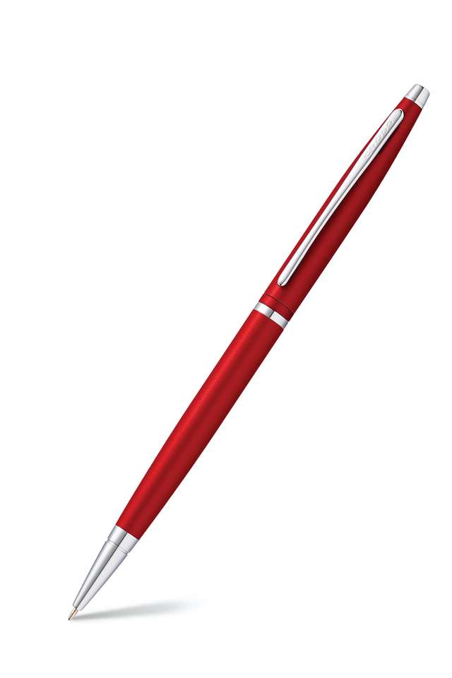 Calais-Crimson-Red-Lacq-W-Chrome-Appts-Ballpoint-Pen