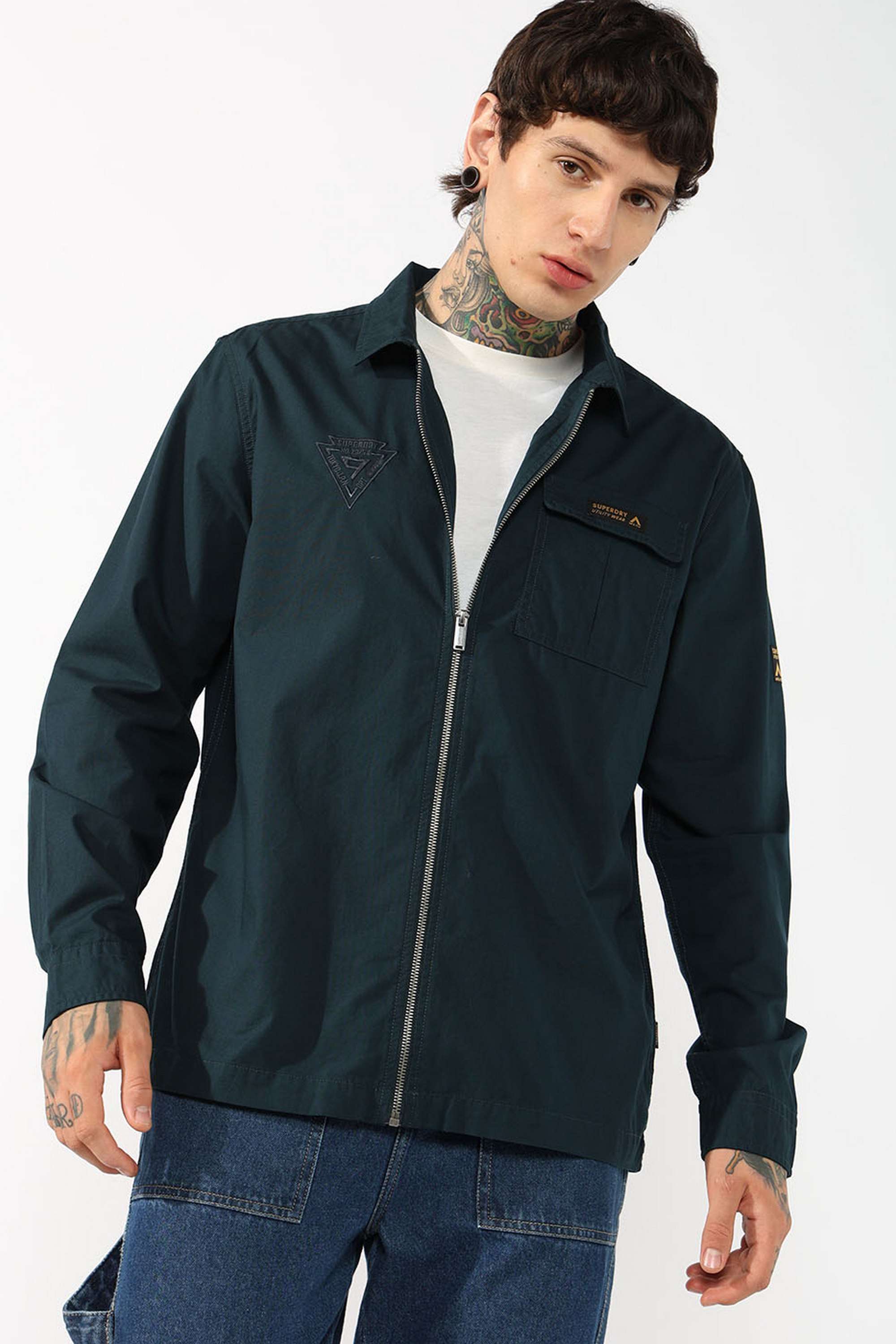 Solid-Cotton-Regular-Fit-Men-s-Casual-Shirt