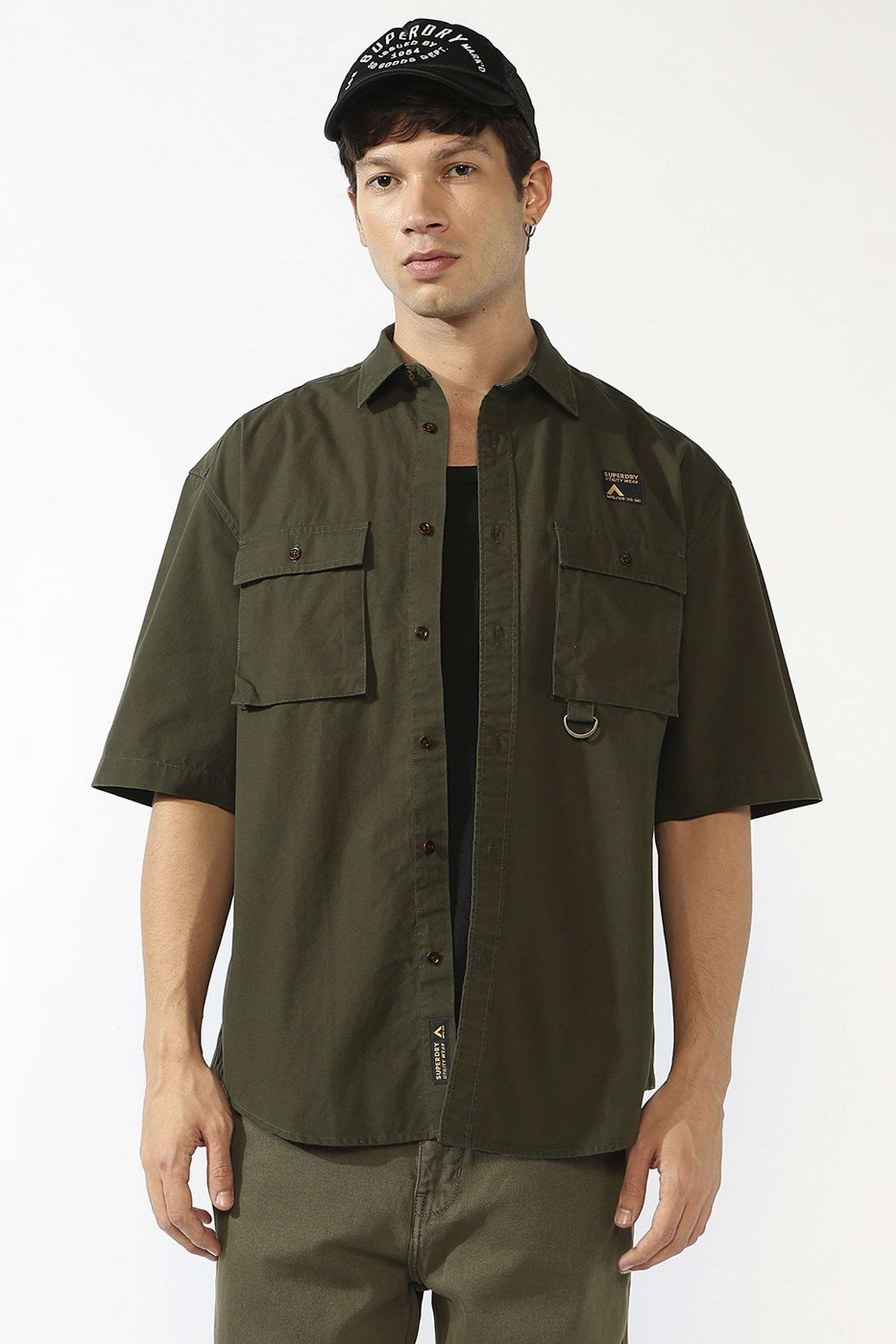Solid-Cotton-Relaxed-Fit-Men-s-Casual-Shirt