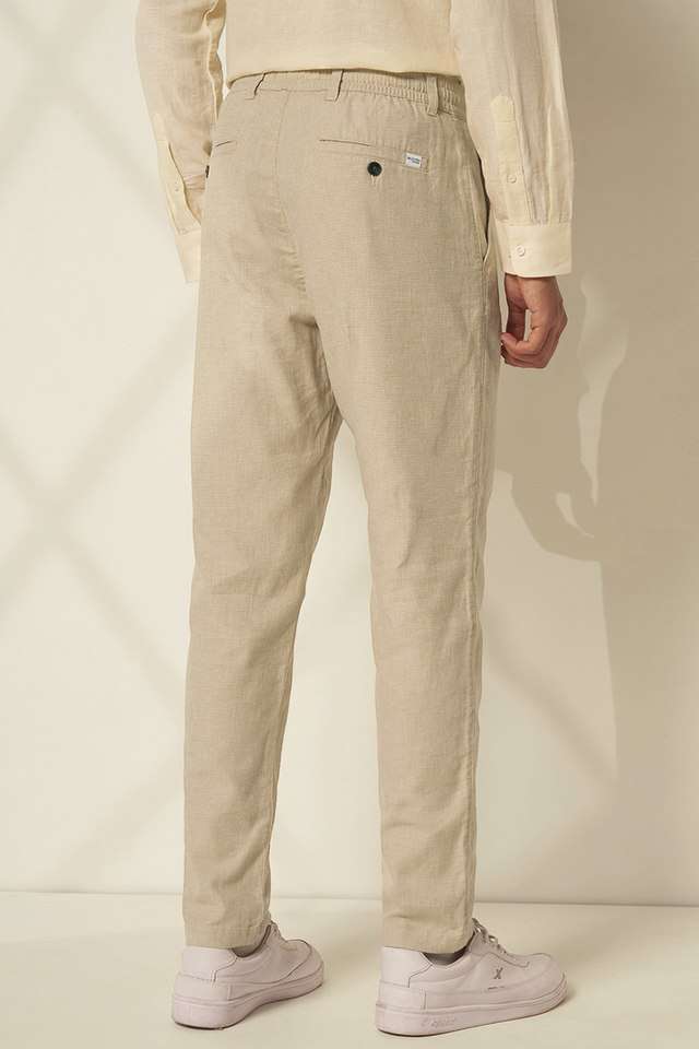 Solid-Cotton-Slim-Fit-Men-s-Casual-Wear-Trousers