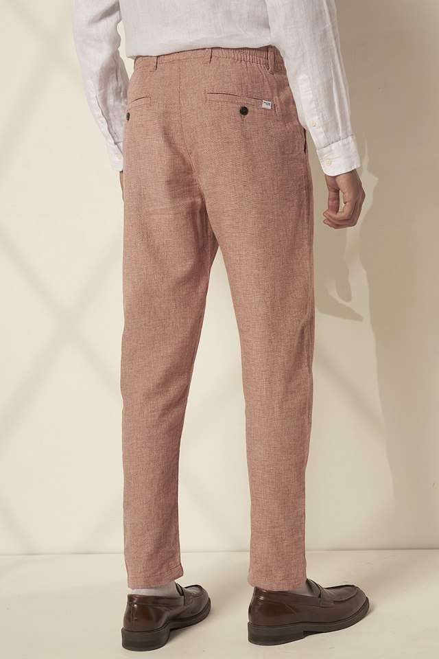 Solid-Cotton-Slim-Fit-Men-s-Casual-Wear-Trousers