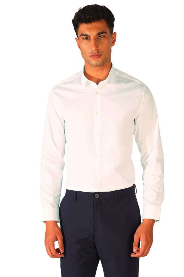 Solid-Cotton-Regular-Fit-Men-s-Casual-Shirt