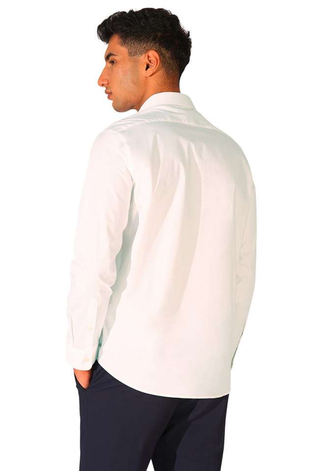 Solid-Cotton-Regular-Fit-Men-s-Casual-Shirt