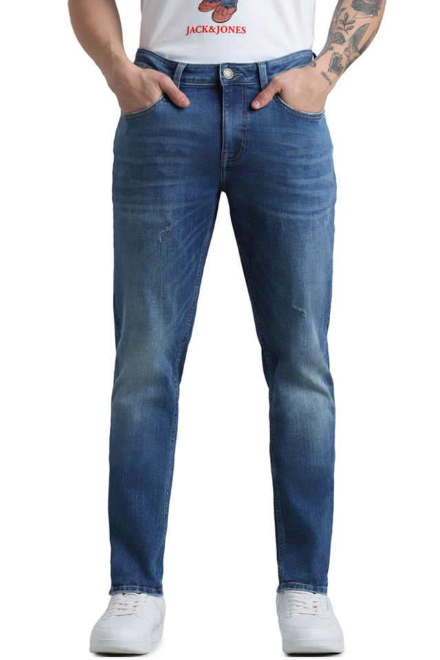 Light-Wash-Cotton-Slim-Fit-Men-s-Jeans
