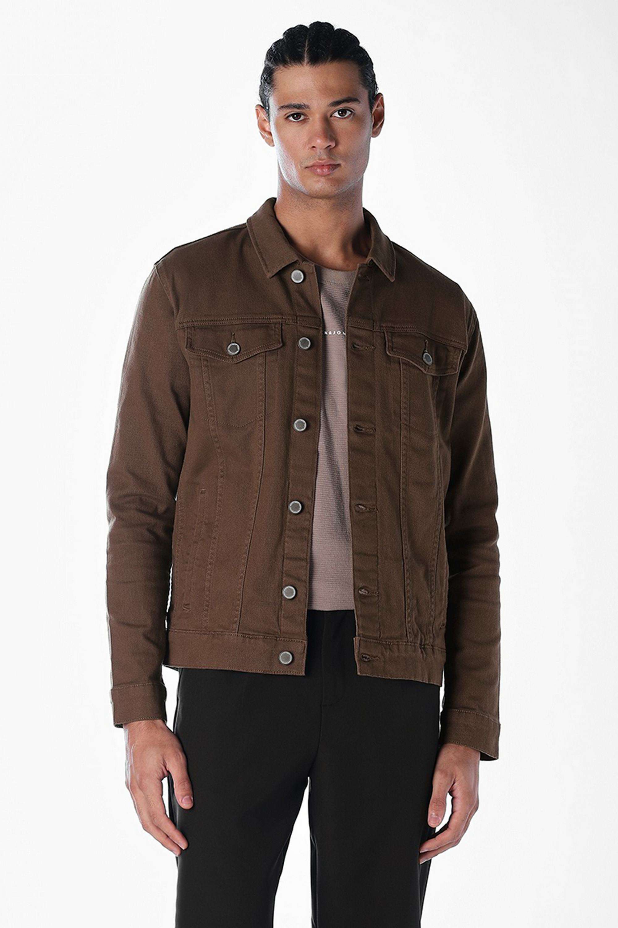 Polyester-Snap-Button-Regular-Fit-Men-Casual-Wear-Jacket