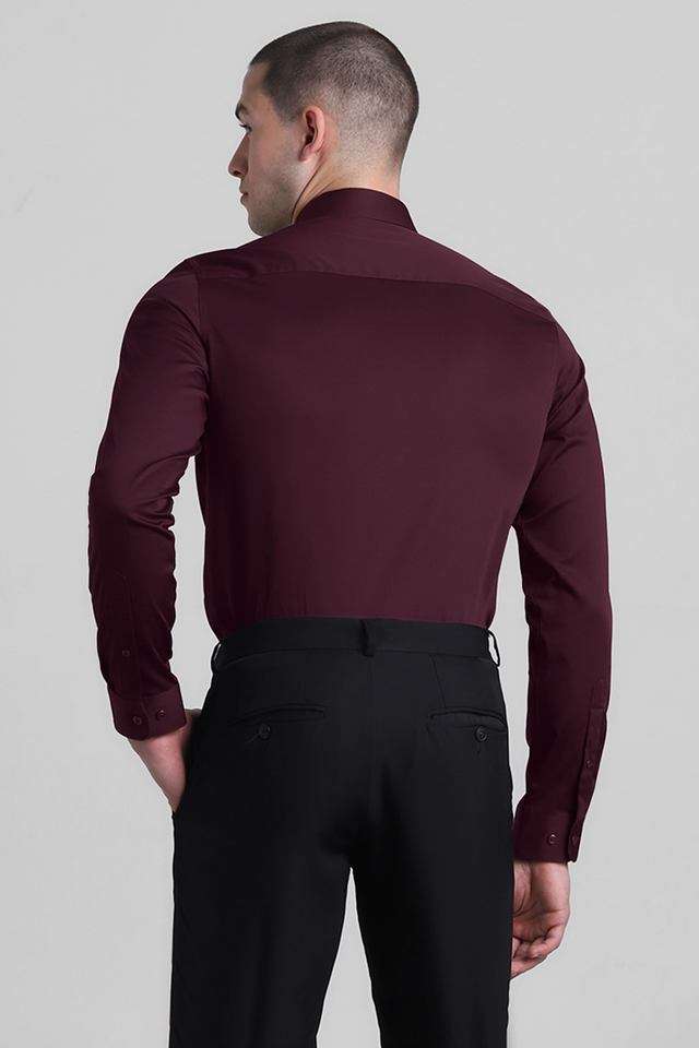 Solid-Cotton-Regular-Fit-Men-Formal-Wear-Shirt