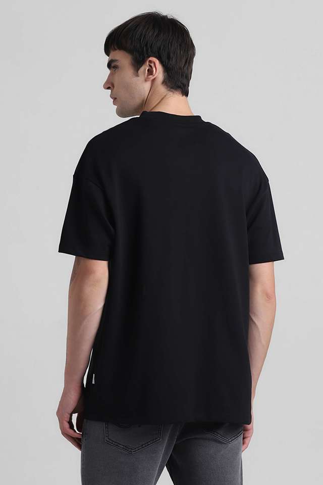 Solid-Cotton-Slim-Fit-Men-T-Shirt