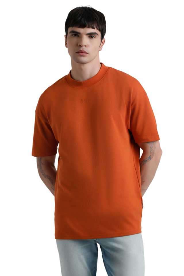 Solid-Cotton-Slim-Fit-Men-T-Shirt