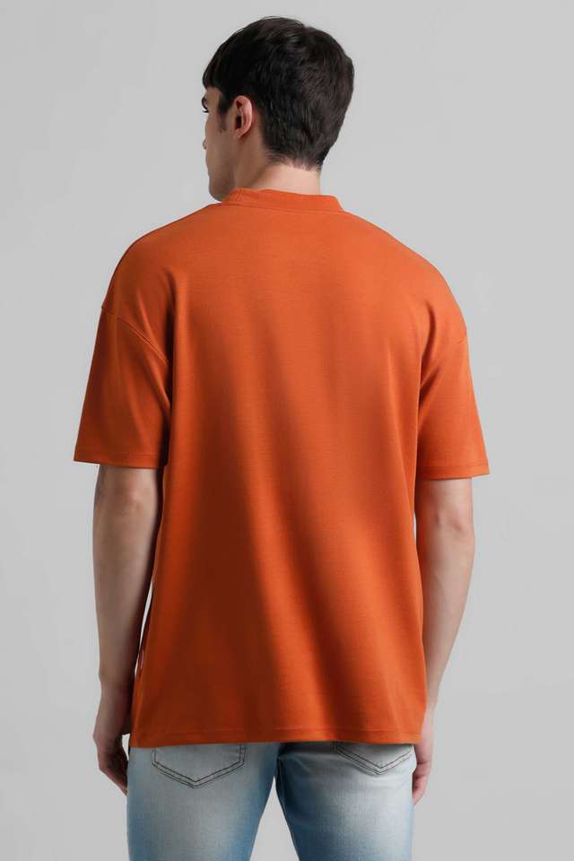Solid-Cotton-Slim-Fit-Men-T-Shirt