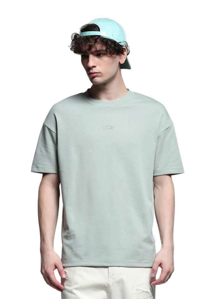 Solid-Cotton-Slim-Fit-Men-T-Shirt