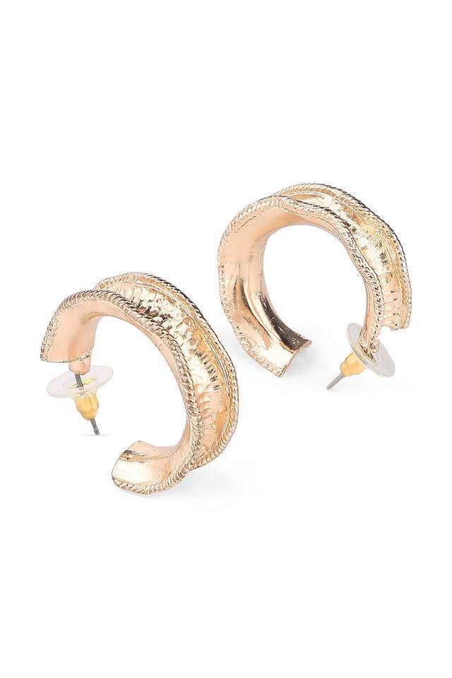 Gold-Plated-Hoop-Earring-For-Women