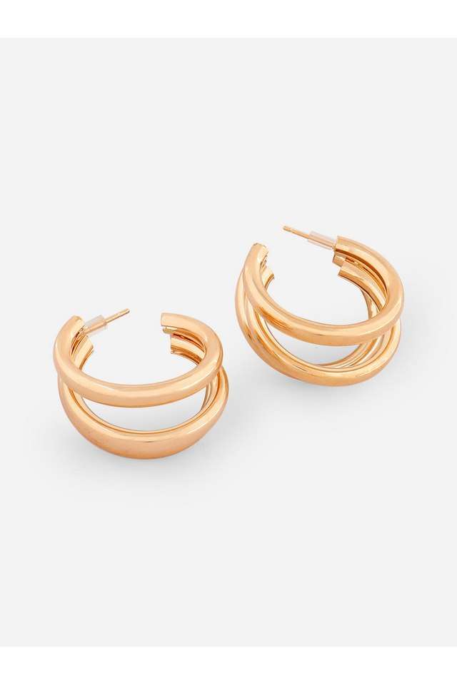 Gold-Plated-Classic-Hoop-Earrings