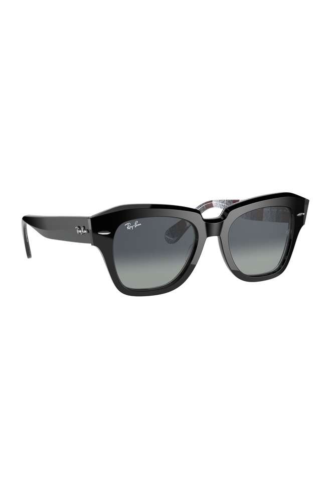 Unisex-Full-Rim-Rectangle-Sunglasses---0RB2186