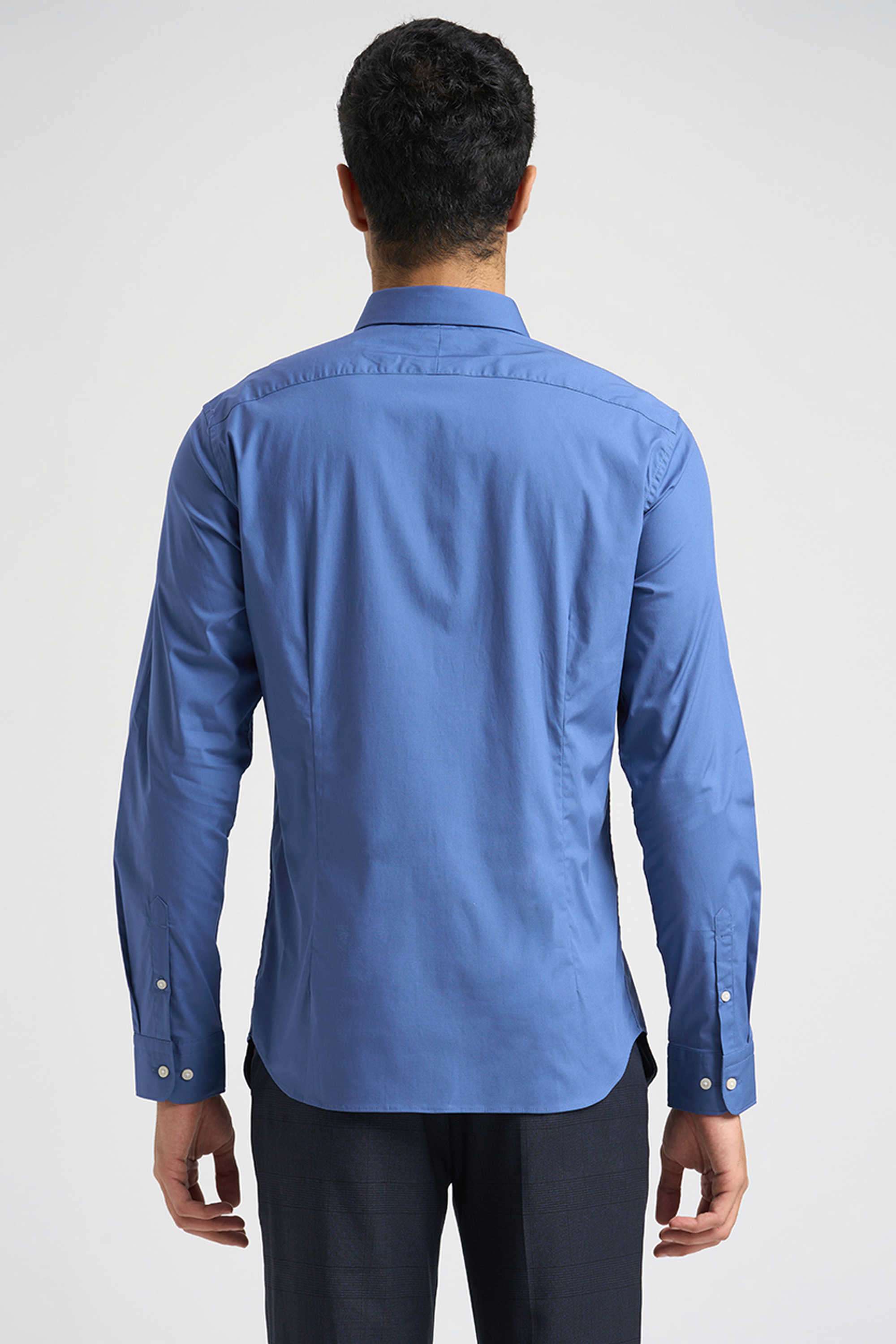 Solid-Cotton-Men-s-Casual-Wear-Shirt