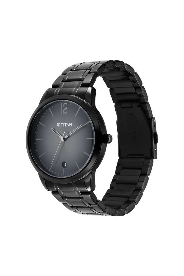 Unisex-NEO-Bandhan-III-Anthracite-Dial-Stainless-Steel-Analog-Watch---18062617NM01