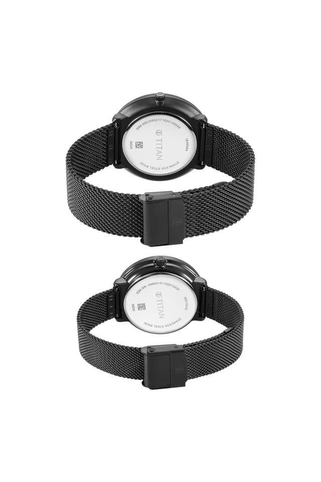 Neo-Bandhan-Iv-Black-Dial-Stainless-Steel-Analog-Unisex-Watch---18492651NM01
