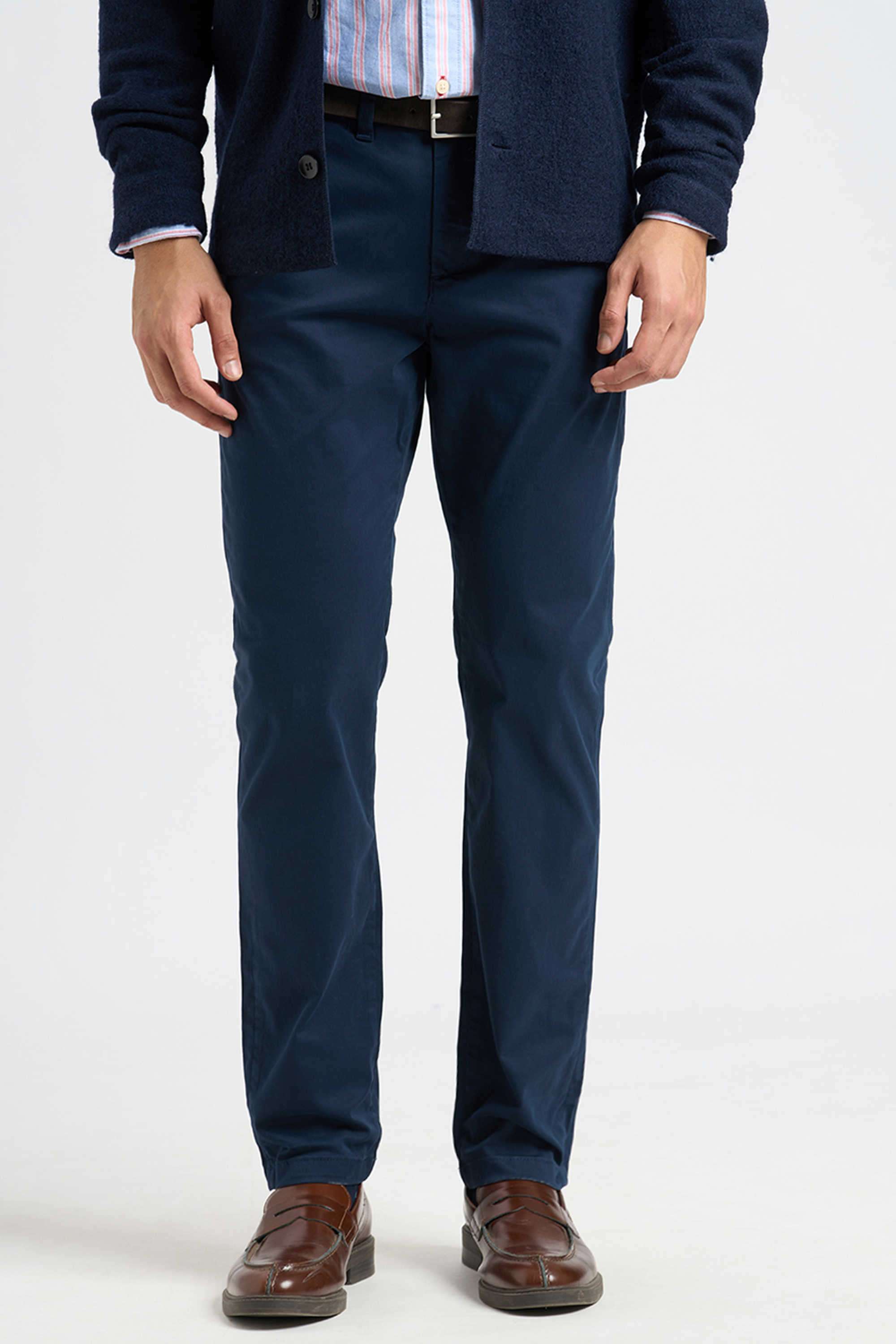 Solid-Slim-Fit-Cotton-Men-s-Casual-Wear-Trousers