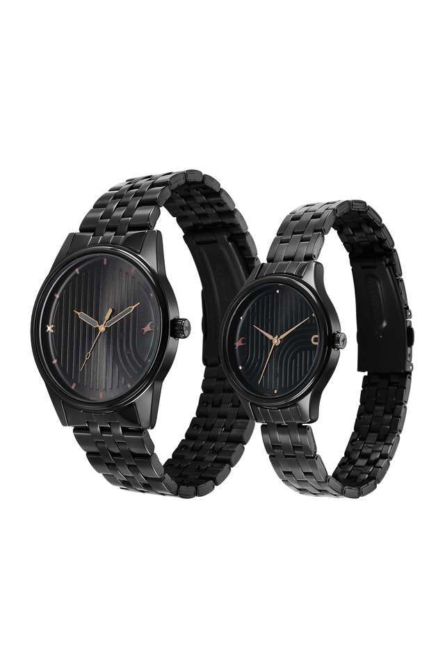 Mixmatched-3.0-49.5-mm-Black-Dial-Metal-Analogue-Watch-For-Couple---33056296NM02P