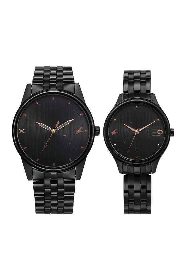 Mixmatched-3.0-49.5-mm-Black-Dial-Metal-Analogue-Watch-For-Couple---33056296NM02P