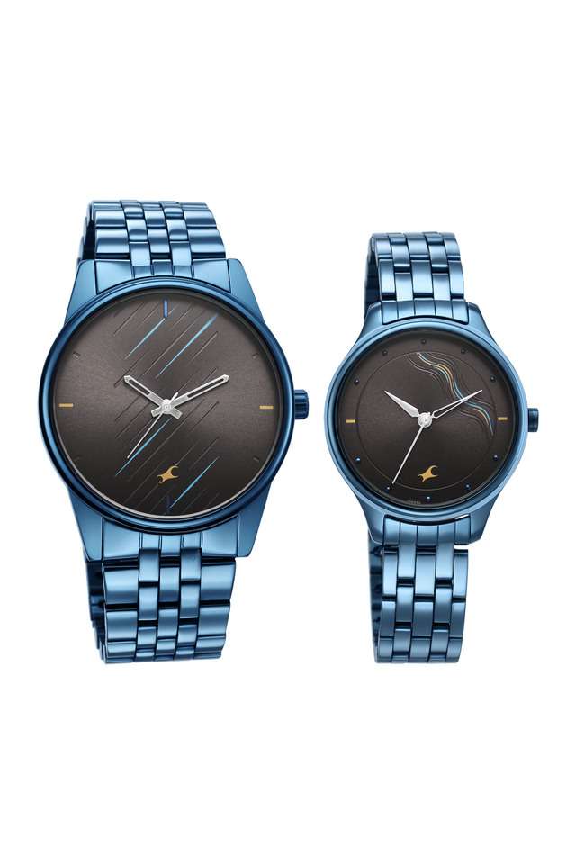 Mixmatched-2.0-42-mm-Black-Dial-Sheet-Metal-Analog-Watch-For-Couple---33056296QM01P