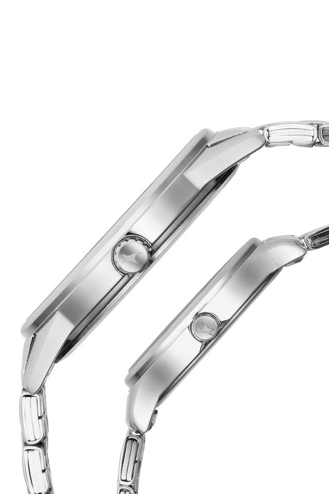 Mixmatched-2.0-42-mm-Silver-Dial-Sheet-Metal-Analog-Watch-For-Couple---33056296SM01P
