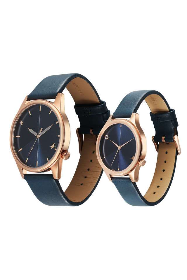 Mixmatched-3.0-49.5-mm-Blue-Dial-Leather-Analogue-Watch-For-Couple---33056296WL01P