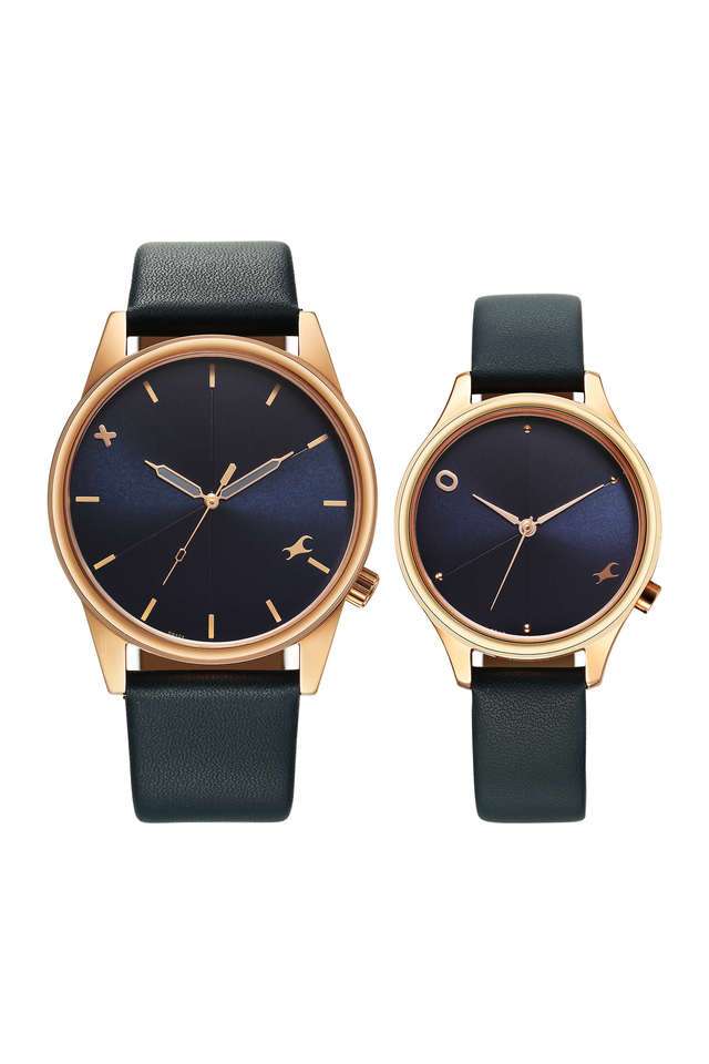 Mixmatched-3.0-49.5-mm-Blue-Dial-Leather-Analogue-Watch-For-Couple---33056296WL01P