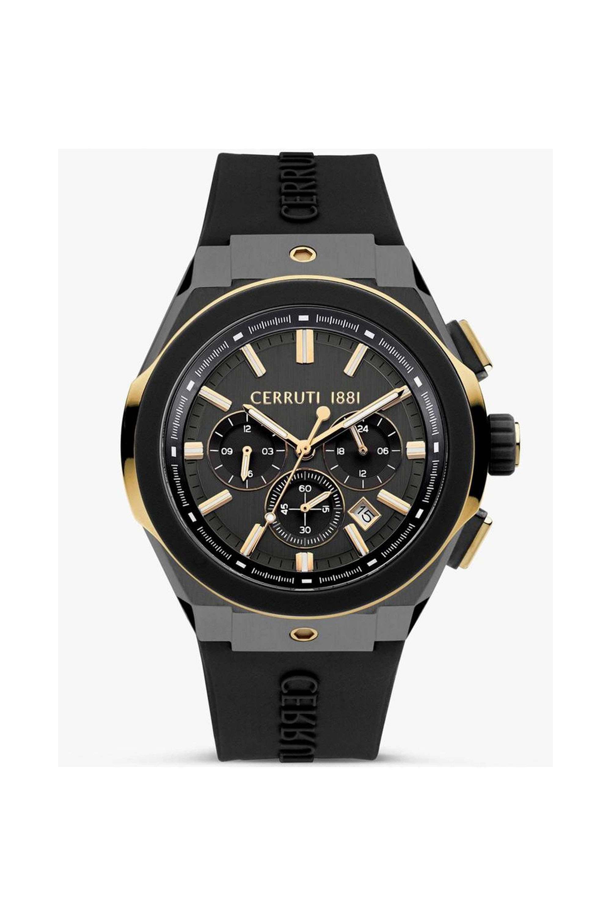 Ruscello-34-mm-Automatic-Analogue-Watch-for-Men---Black-Dial-with-Black-Silicone-Strap-(NTCECIGQ0006802)