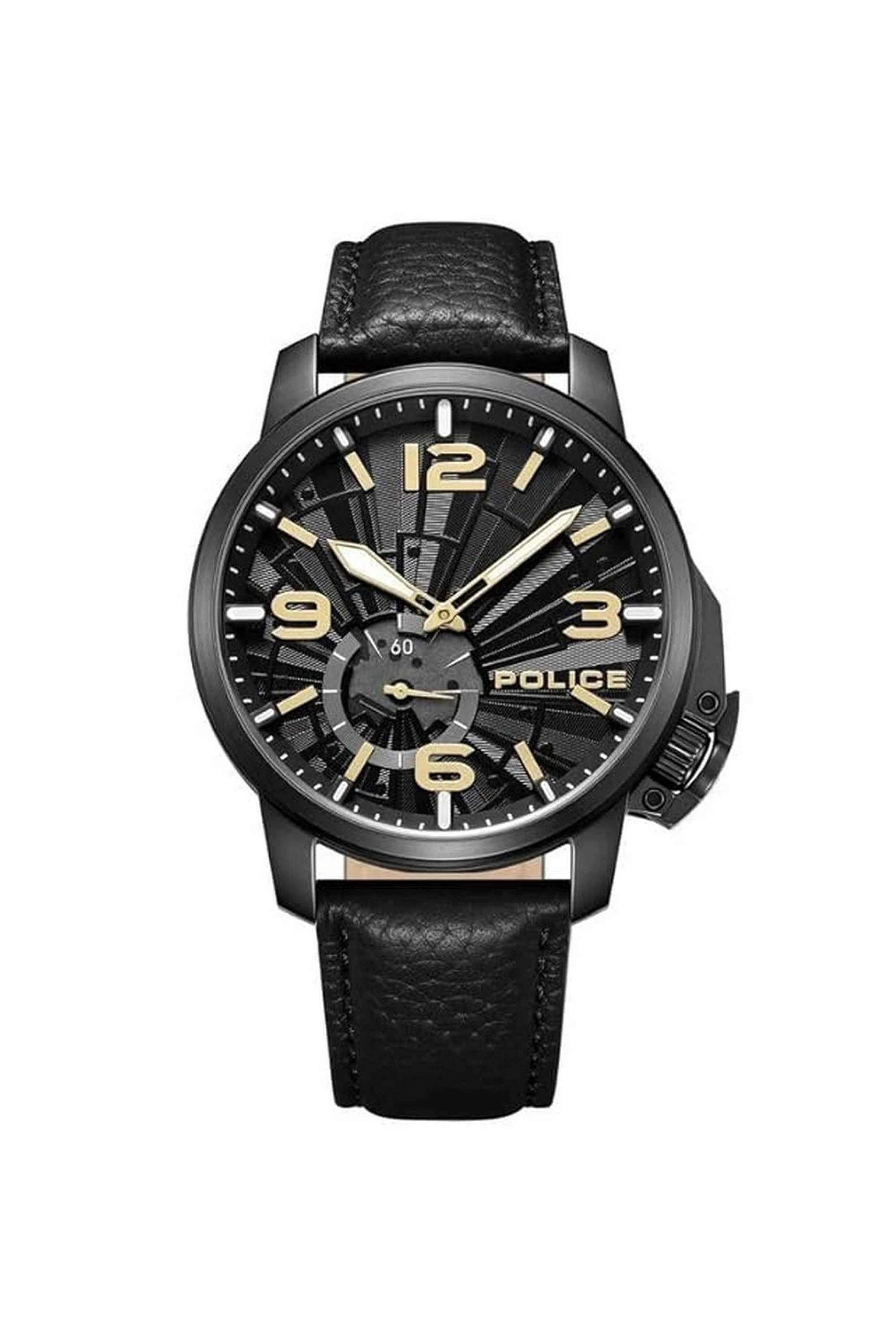 35.6-mm-Analogue-Quartz-Watch-For-Men-s---Blue-Dial-with-Silver-Leather-Strap-(NTPLPWGA0039501)