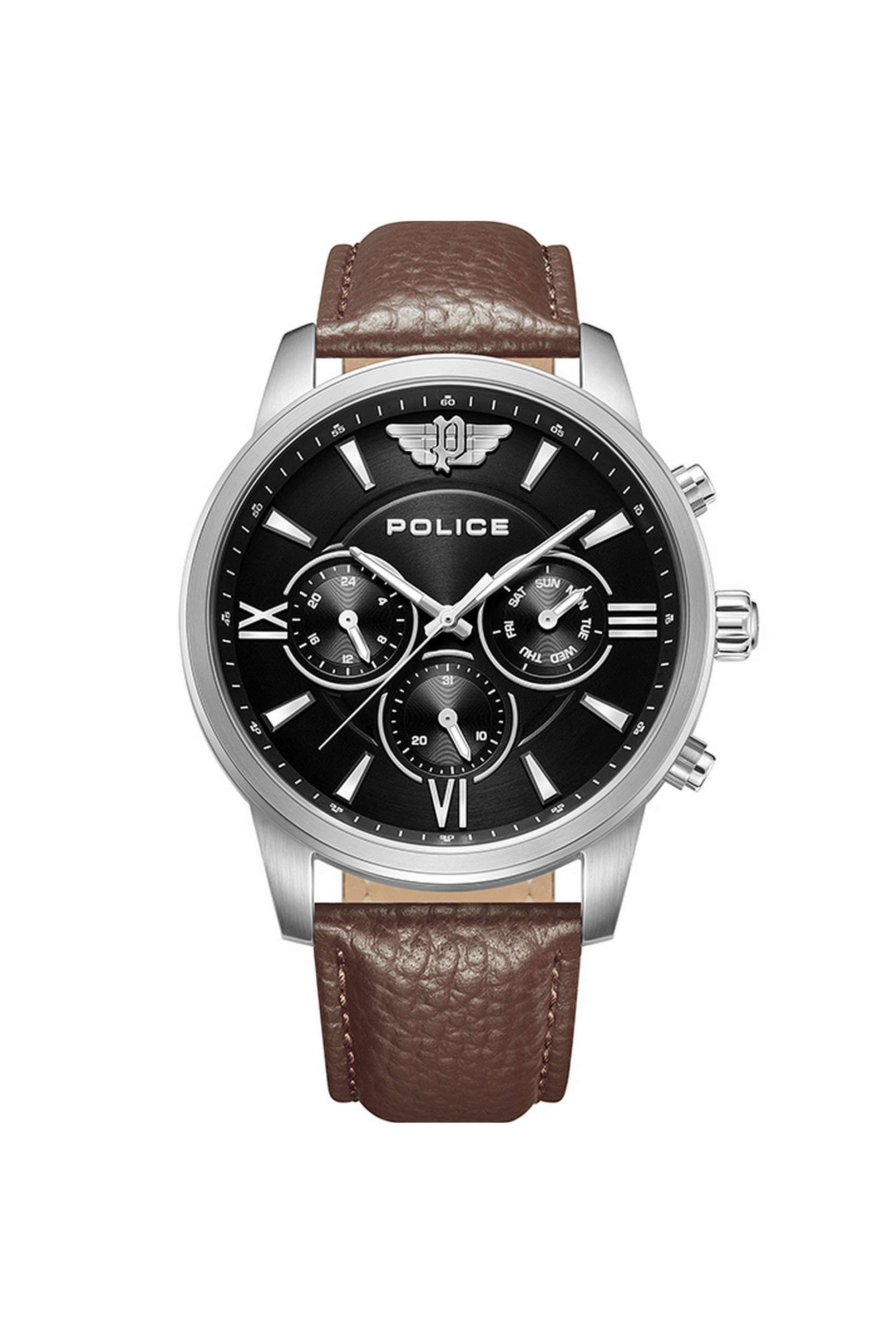 Avondale-Ii-44-mm-Analogue-Quartz-Watch-For-Men-s---Black-Dial-with-Brown-Leather-Strap-(NTPLPWGF0040402)