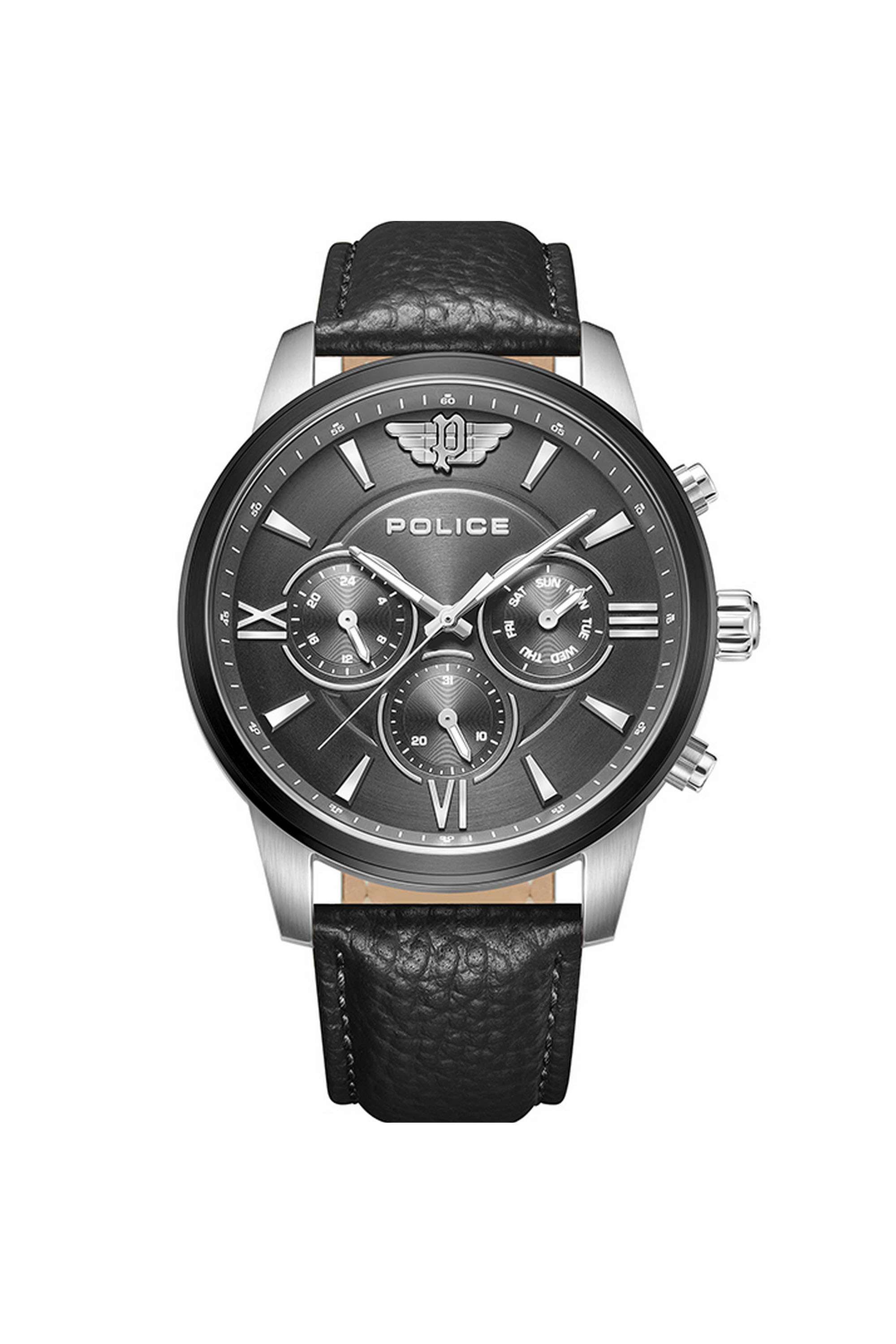 Avondale-Ii-44-mm-Analogue-Quartz-Watch-For-Men-s---Grey-Dial-with-Black-Leather-Strap-(NTPLPWGF0040440)