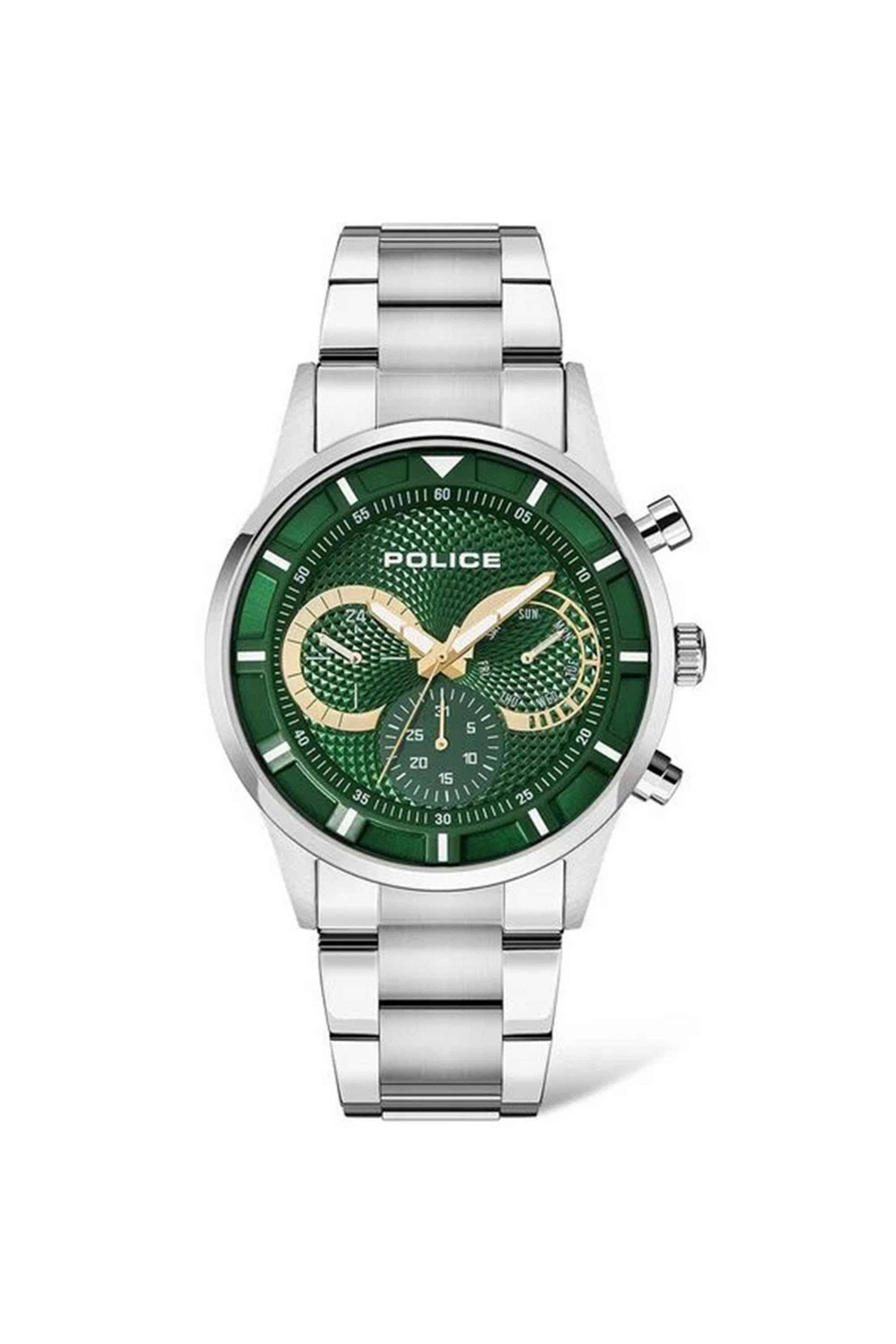 Ceramics-45-mm-Analogue-Quartz-Watch-For-Men-s---Silver-Dial-with-Silver-Stainless-Steel-Strap-(NTPLPWJK2014301)