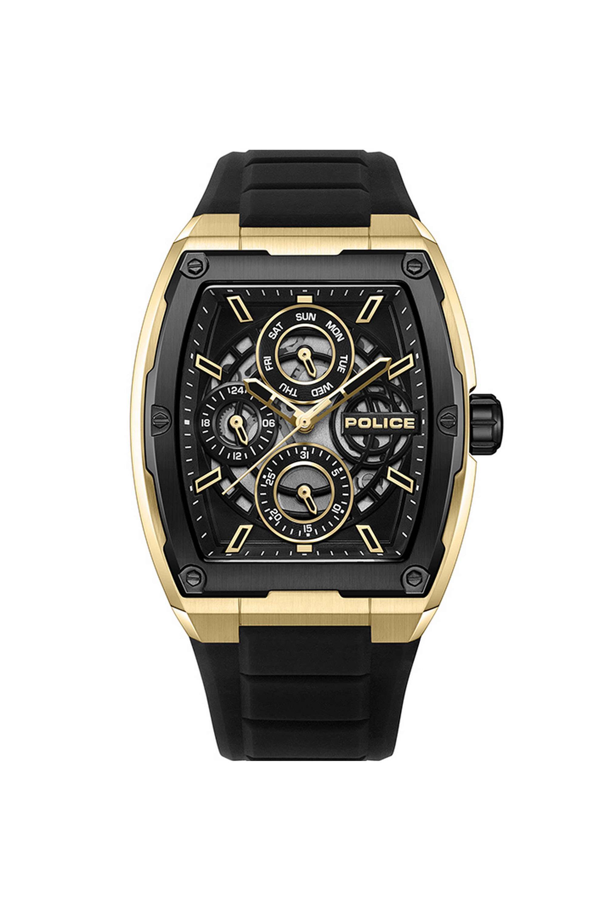 Creed-42-mm-Analogue-Quartz-Watch-For-Men-s---Black-Dial-with-Black-Silicone-Strap-(NTPLPWJQ0004540)