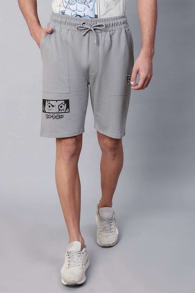 Solid-Cotton-Men-s-Shorts