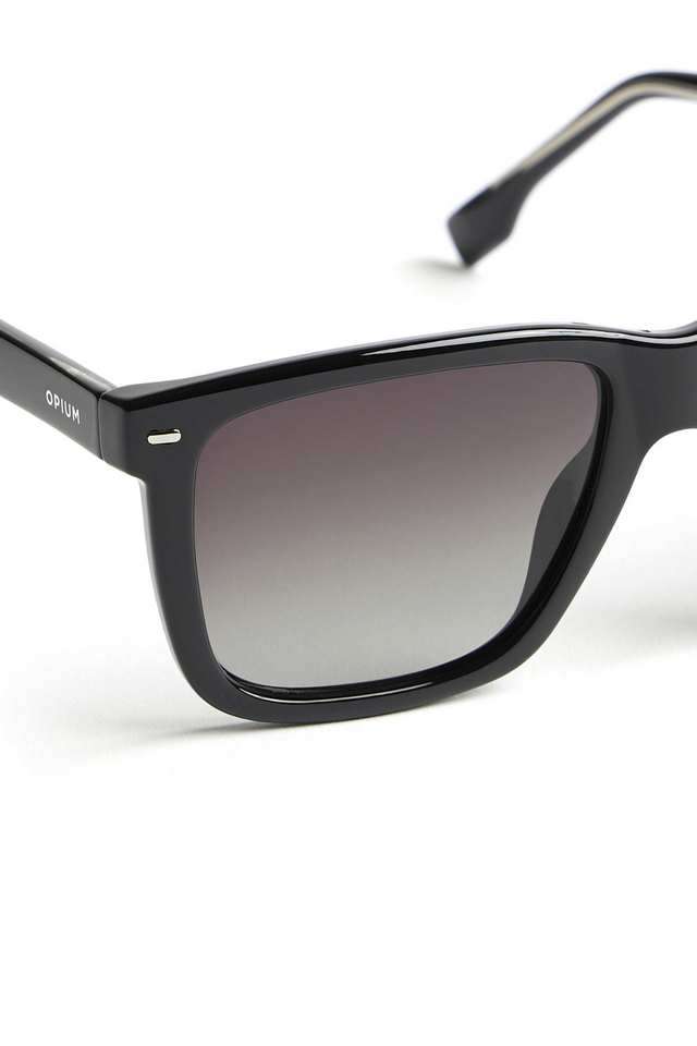 Buy OPIUM NoColour Men Full Rim Polarized Rectangular Sunglasses