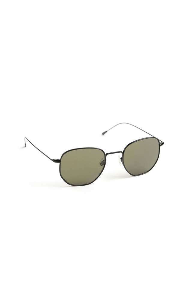 Unisex-Full-Rim-Non-Polarized-Hexagon-Sunglasses