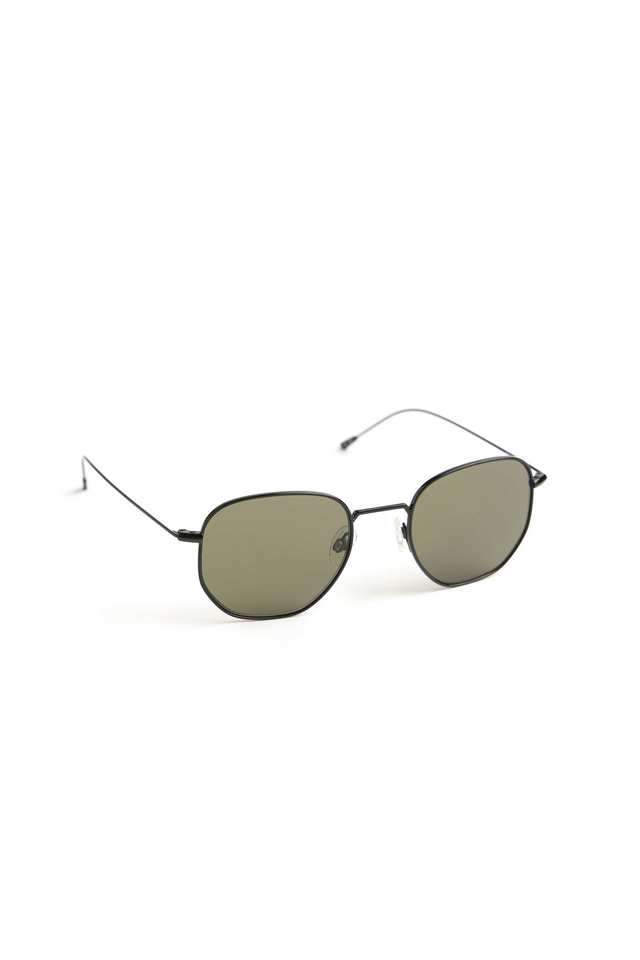 Unisex-Full-Rim-Non-Polarized-Hexagon-Sunglasses