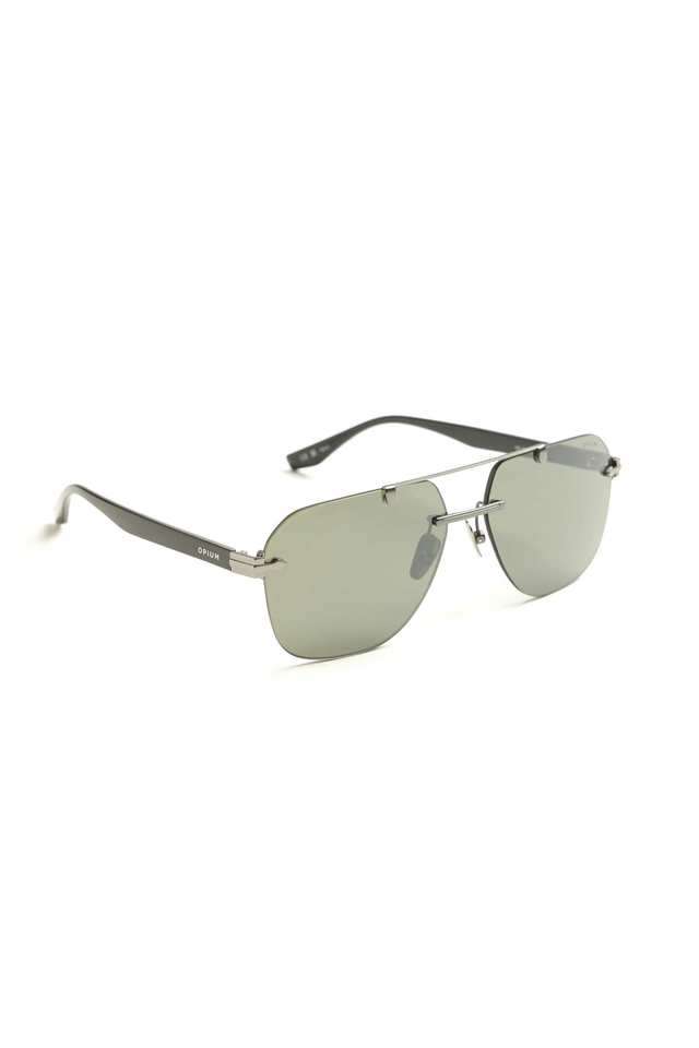 Men-Rimless-Non-Polarized-Navigator-Sunglasses