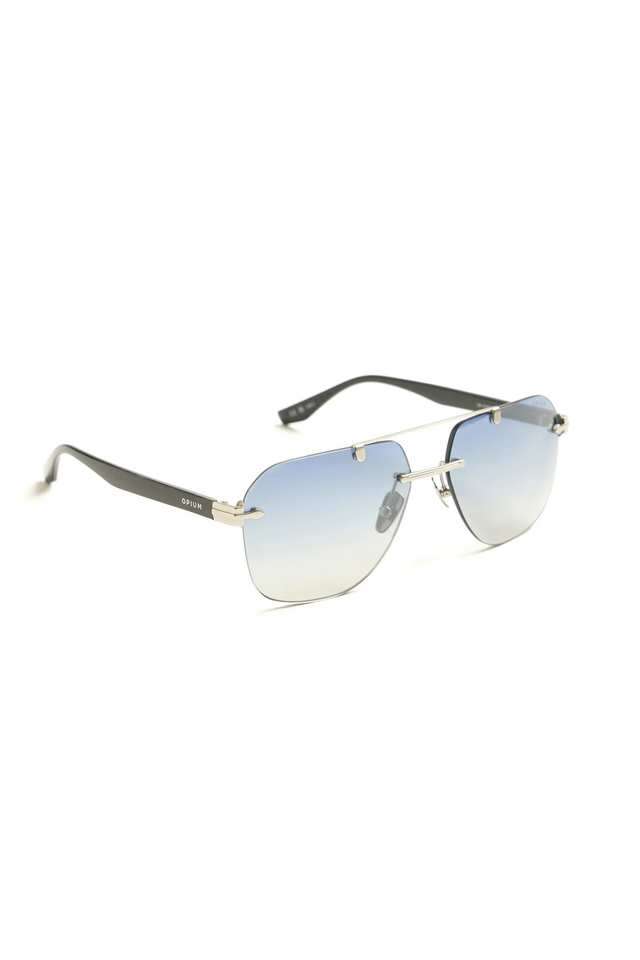 Men-Rimless-Non-Polarized-Navigator-Sunglasses