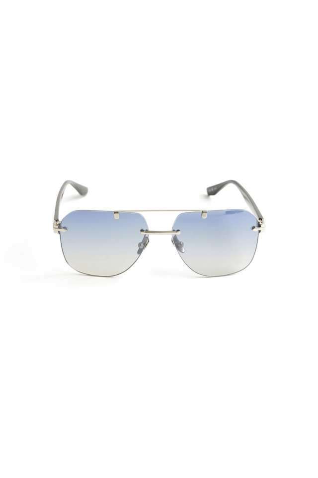 Men-Rimless-Non-Polarized-Navigator-Sunglasses