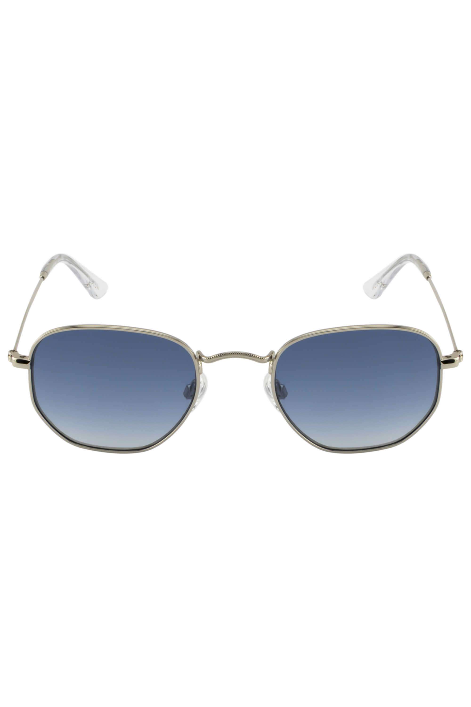 Unisex-Full-Rim-Non-Polarized-Hexagon-Sunglasses