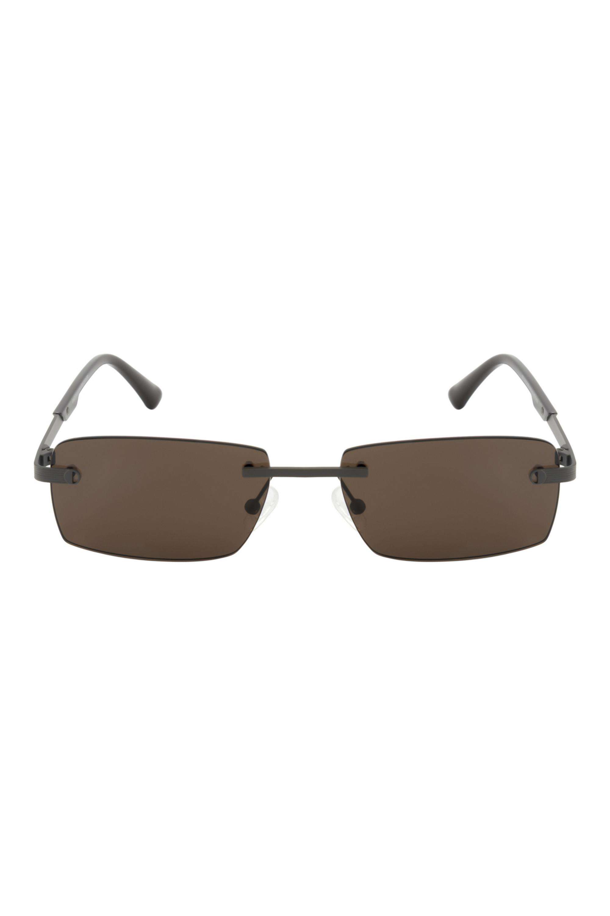 Men-Rimless-Non-Polarized-Rectangular-Sunglasses