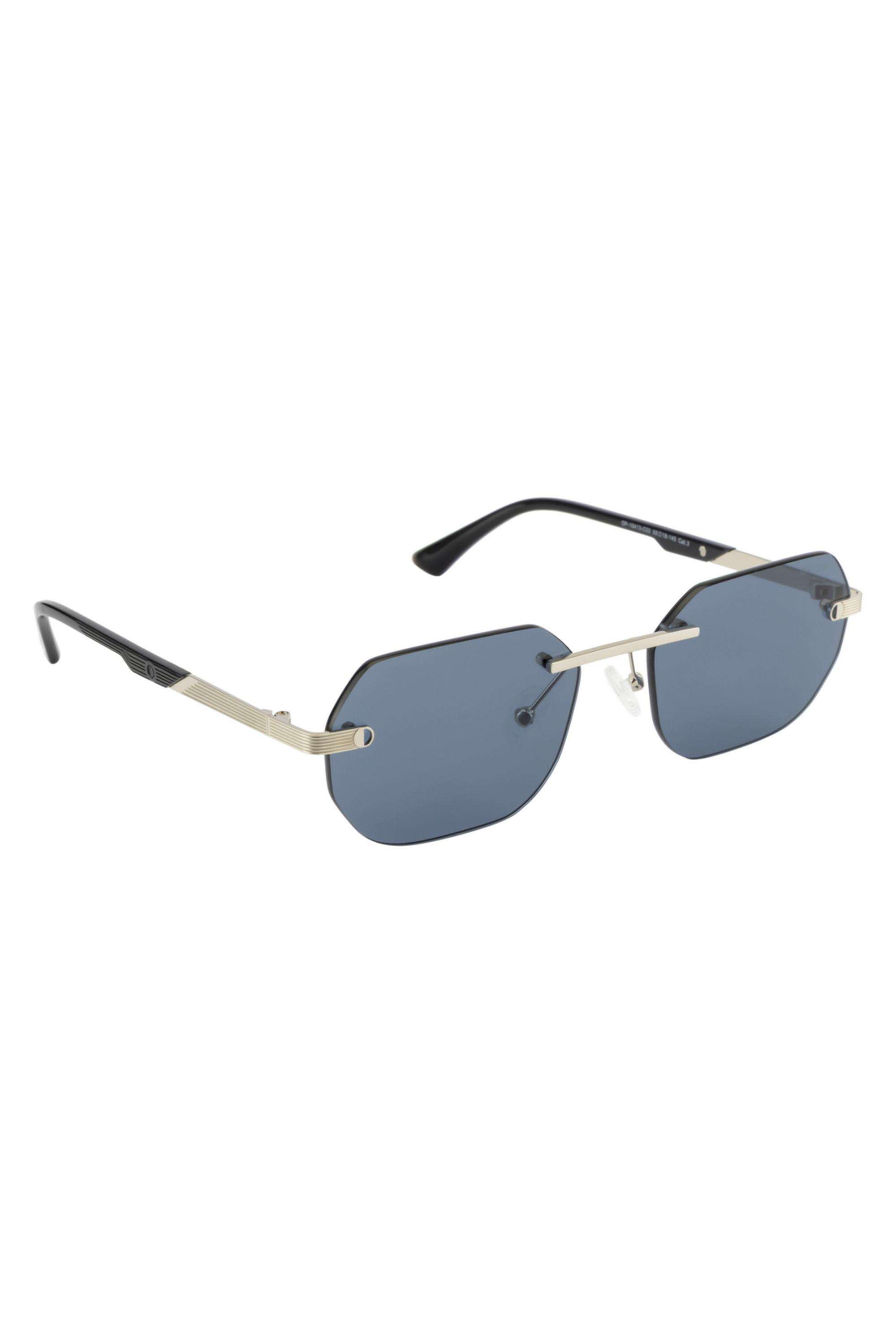 Men-Rimless-Non-Polarized-Hexagon-Sunglasses