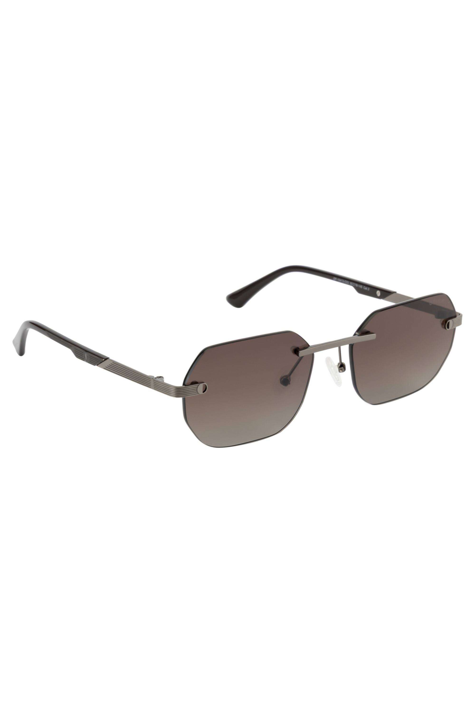 Men-Rimless-Non-Polarized-Hexagon-Sunglasses