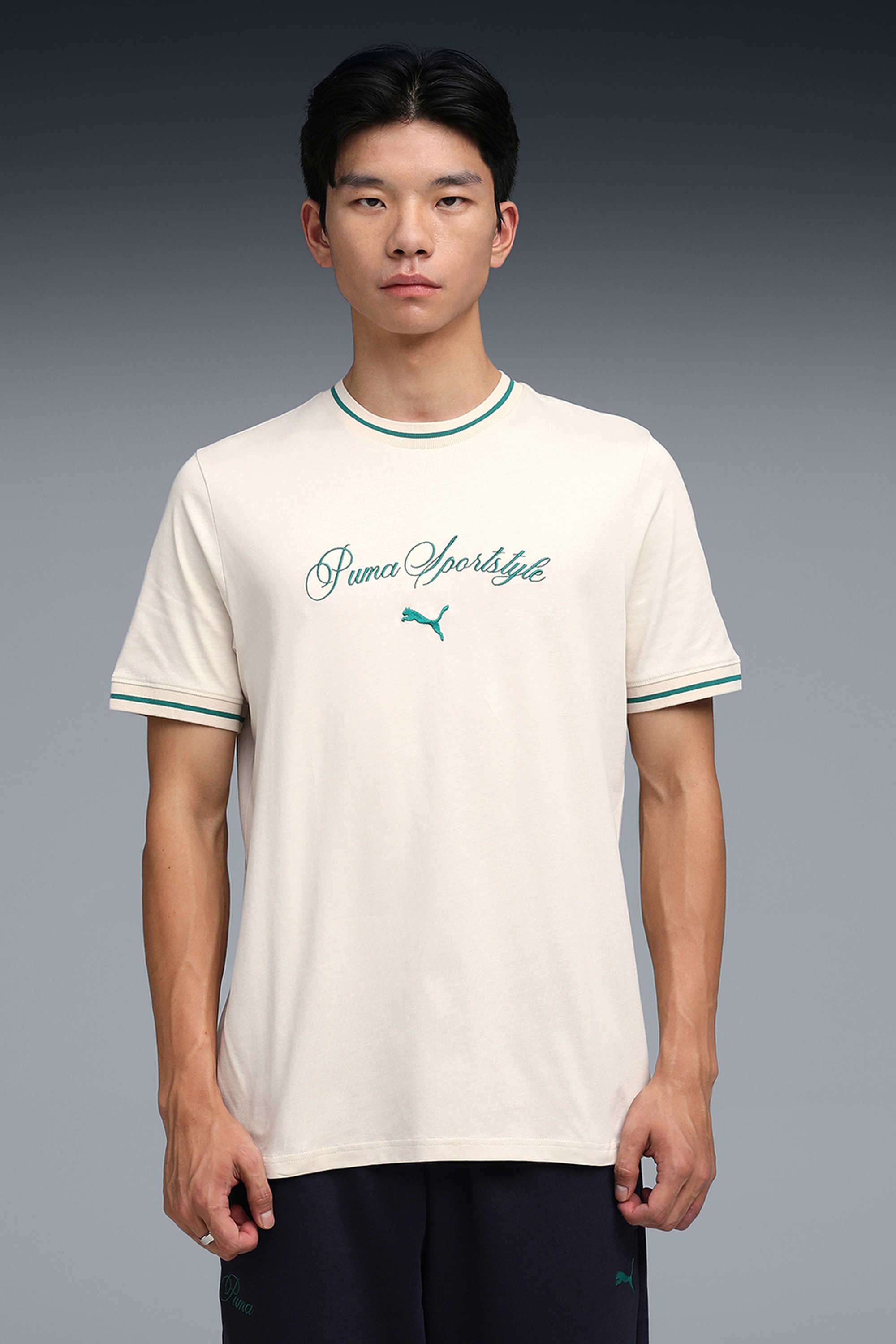 Solid-Cotton-Regular-Fit-Men-T-Shirt