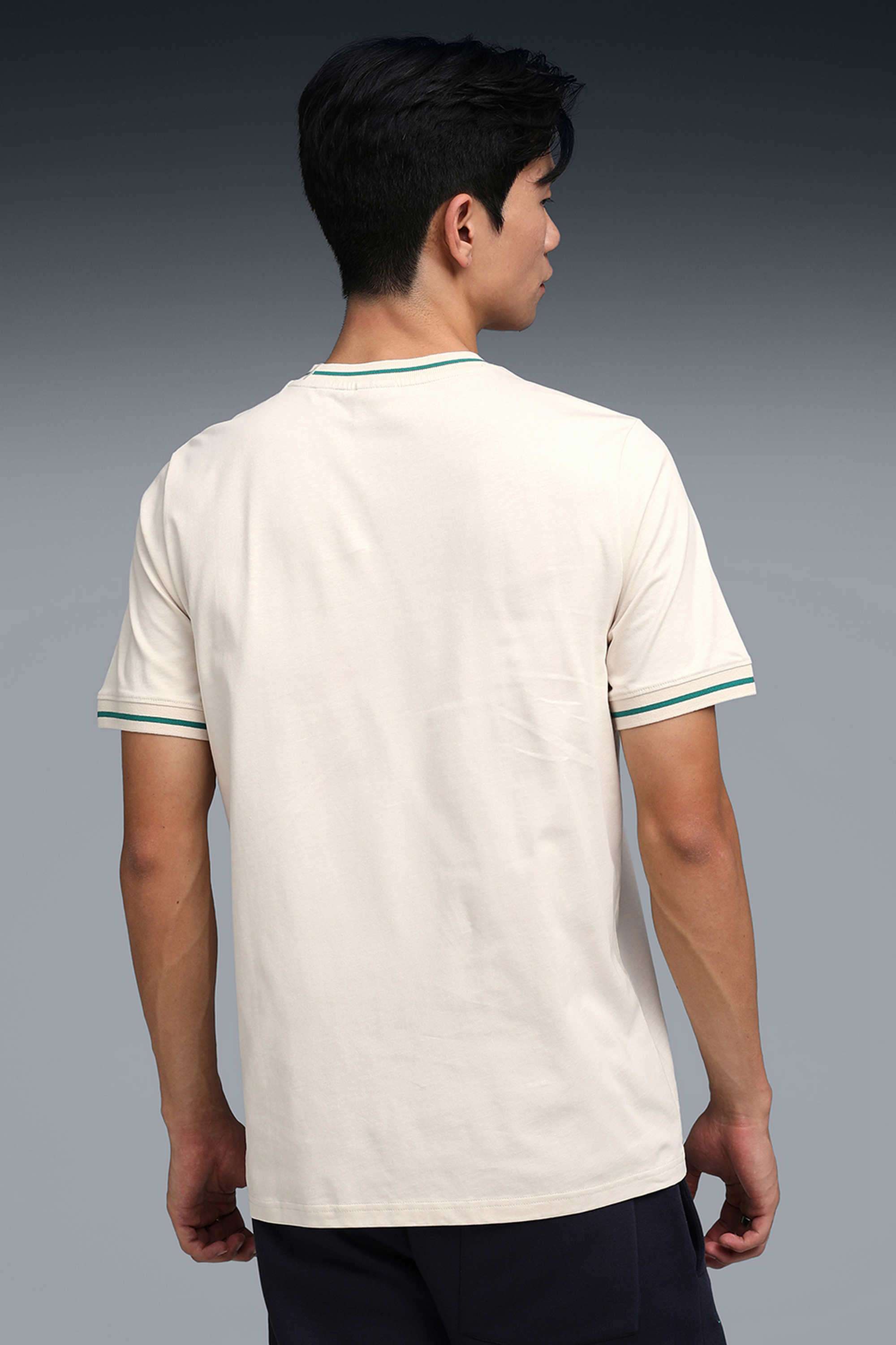 Solid-Cotton-Regular-Fit-Men-T-Shirt