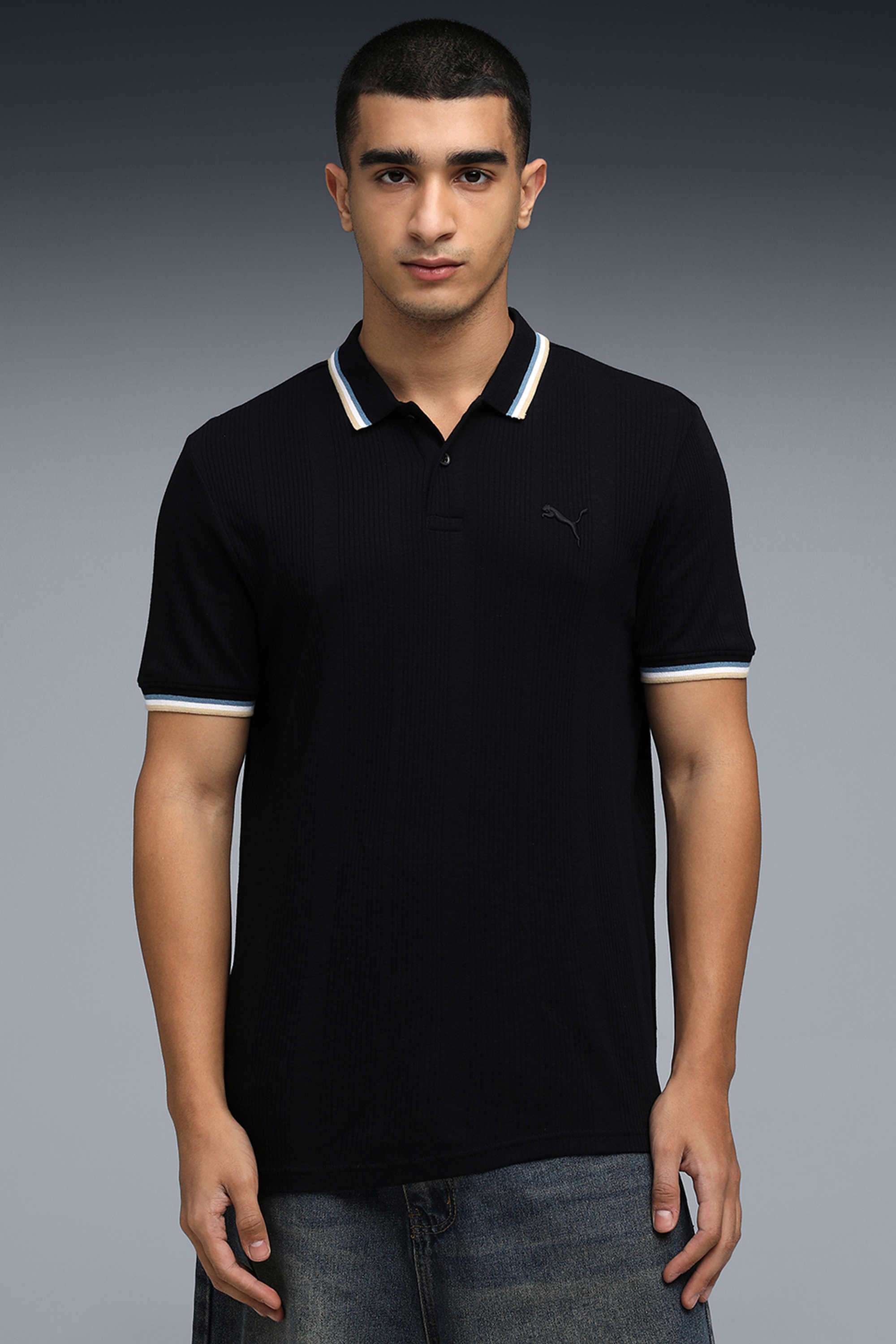 Solid-Cotton-Men-Casual-Wear-Slim-Fit-T-Shirt